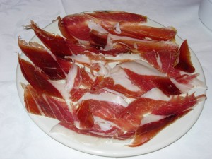 plato jamon