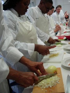 clase de cocina participativa