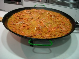 paella de clase cocina