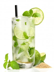 Mojito mit Dekoration