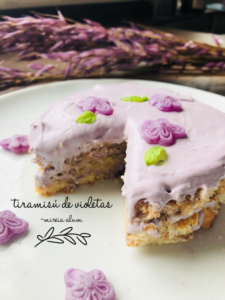 violet candies tiramisu