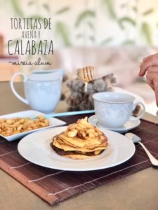 oat and pumpkin pancakes