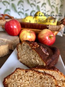 bizcocho integral de manzana y calabaza