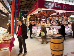 visit to market at gourmet tour madrid