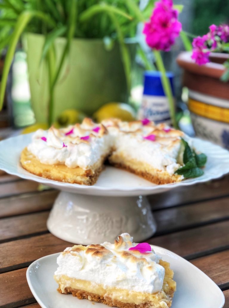 tarta rápida de limón y merengue