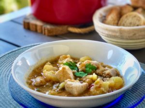 Marmitako casero con bonito del norte