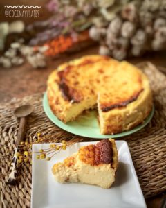 Creamy and intense cheesecake with pecorino cheese