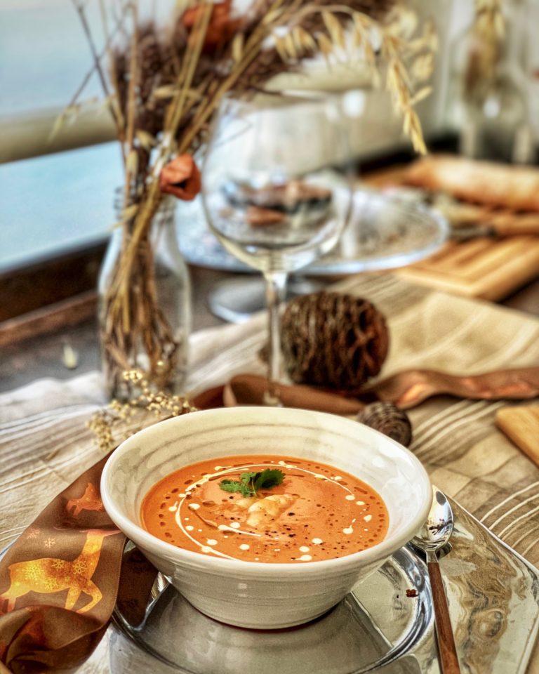 Homemade shrimp cream