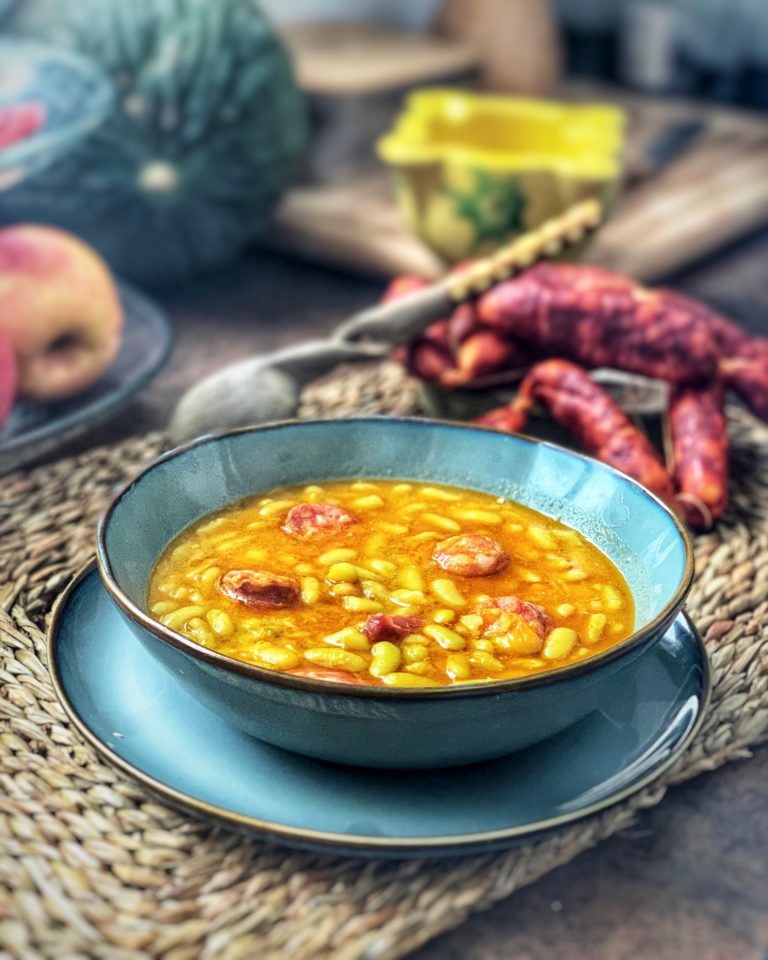 Verdinas con chorizo y verduras