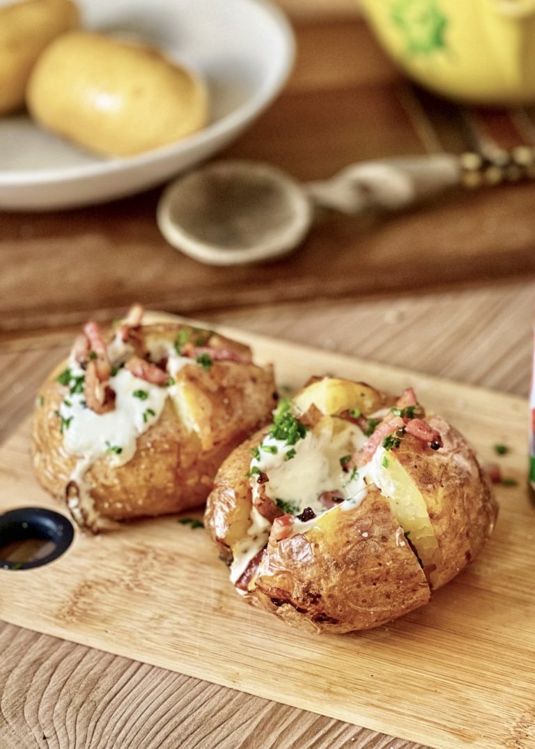 Jacket potatoes o patatas asadas inglesas